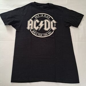 AC/DC Classic Black Cotton Tee